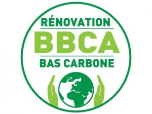 Logo Rénovation BBCA Bas Carbone associé à la réhabilitation de bureaux en logements familiaux, novembre 2017