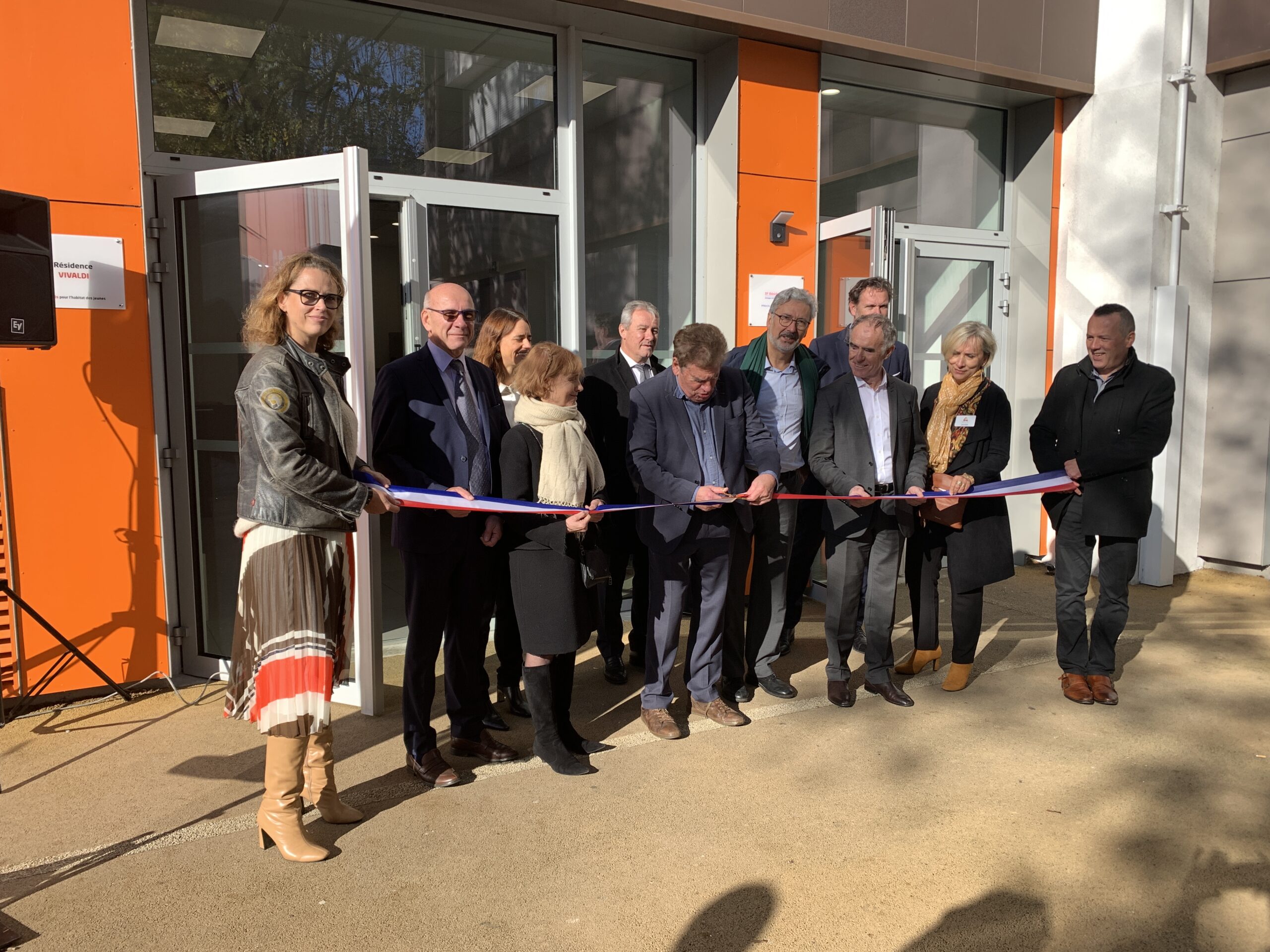 INAUGURATION DE LA RESIDENCE UNIVERSITAIRE VIVALDI A VILLENEUVE D&rsquo;ASCQ (59)