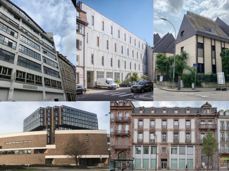 Montage de cinq immeubles liés aux projets de transformation de la FTI dans le Grand Est
