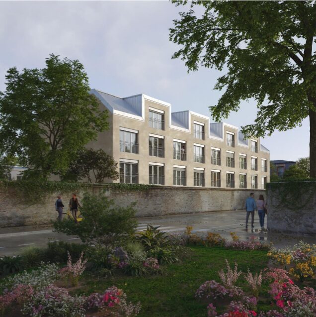 Transformation d’un site tertiaire en logements familiaux​