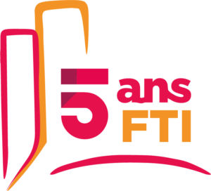 Logo des 5 ans de FTI Foncière pour le Sommet de la Transformation en octobre 2025