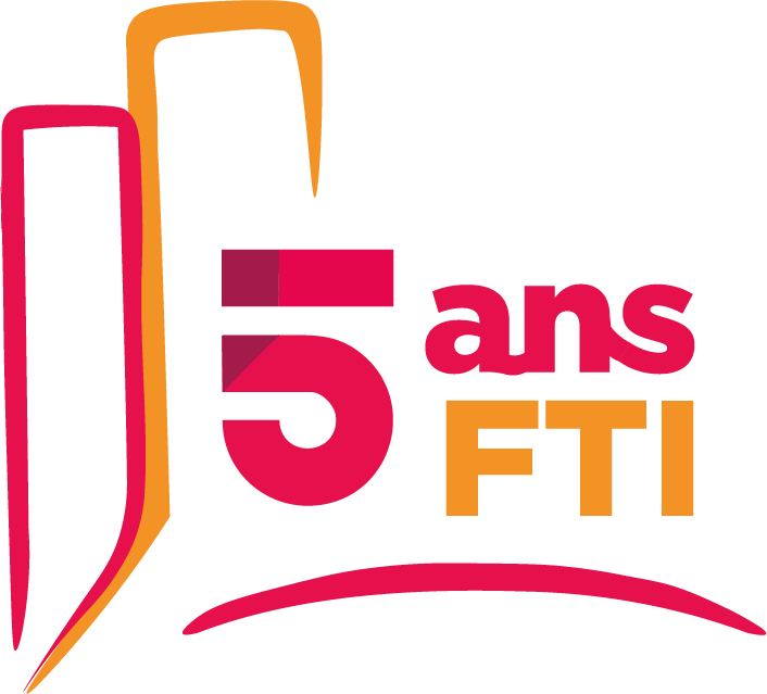 Logo des 5 ans de FTI Foncière pour le Sommet de la Transformation en octobre 2025