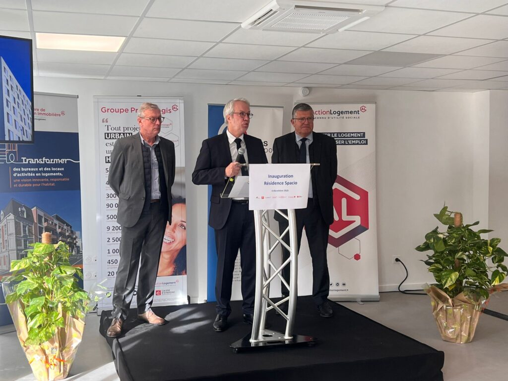 Prise de parole lors de l’inauguration de la résidence universitaire Spacio à Nîmes, le 4 décembre 2025