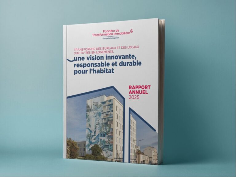 Couverture du rapport annuel 2025 de la FTI présentant sa vision innovante et durable pour l’habitat